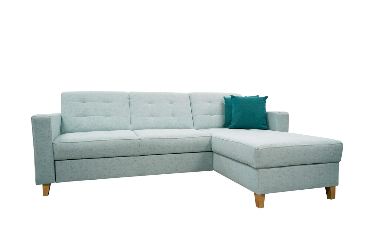 Bild 1 von Polsterecke  Bergen blau Maße (cm): B: 231 H: 87 T: 163 Wohnzimmermöbel