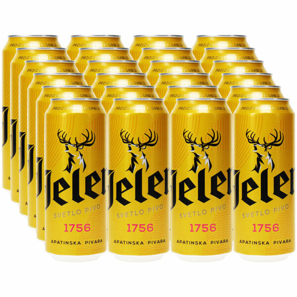 Bild 1 von Jelen Lager Bier 4,6% Alkohol, 24er Pack (EINWEG) zzgl. Pfand
