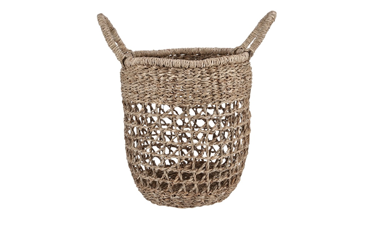 Bild 1 von Aufbewahrungskorb braun Seegras Maße (cm): H: 35  Ø: [25.0] Prospektangebote