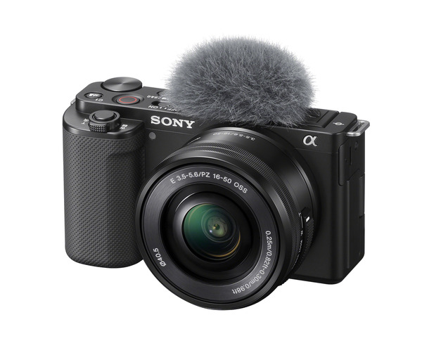 Bild 1 von SONY Alpha ZV-E10L Kit + Tasche Speicherkarte Systemkamera mit Objektiv 16-50 mm , 7,5 cm Display Touchscreen, WLAN