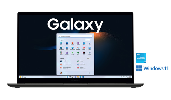 Bild 1 von SAMSUNG Galaxy Book3, Notebook mit 15,6 Zoll Display, Intel® Core™ i3 Prozessor, 8 GB RAM, 256 SSD, Iris® Xe, Graphite