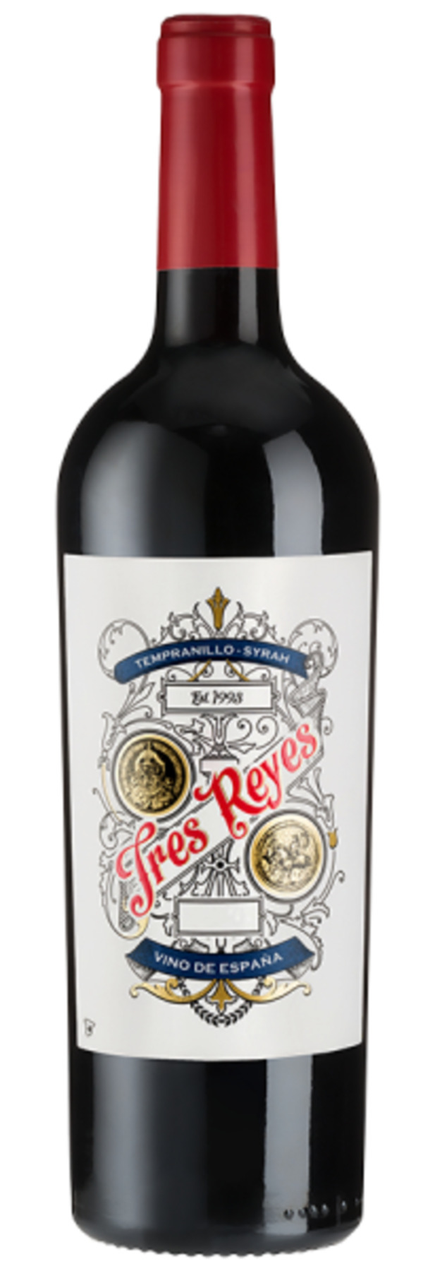 Bild 1 von Tres Reyes Tempranillo-Syrah - 2020 - Bodegas Tres Reyes - Spanischer Rotwein