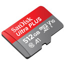 Bild 2 von SANDISK Ultra® PLUS microSDXC™‐UHS‐I‐Karte, Micro-SDXC Speicherkarte, 512 GB, 160 MB/s