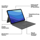 Bild 2 von LOGITECH Combo Touch für iPad Pro 11 Zoll (1., 2., 3. und 4. Generation) Tastatur-Case Oxford Grey