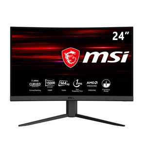 MSI Optix G24C4 Curved 23,6 Zoll Full-HD Gaming Monitor (1 ms Reaktionszeit, 144 Hz)