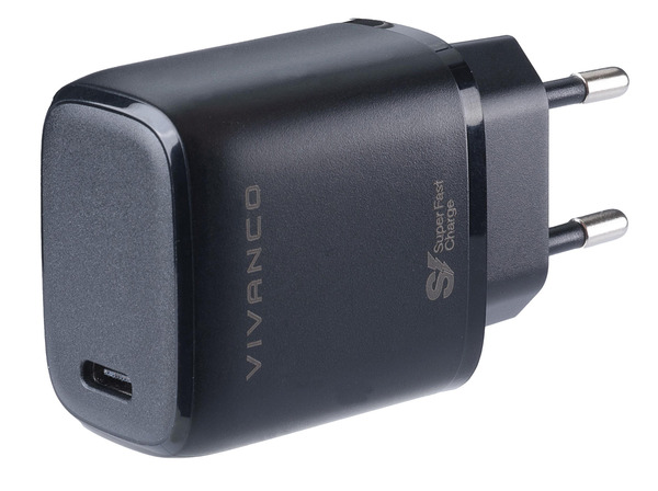 Bild 1 von VIVANCO Super Fast Charger USB Type-C™ Ladegerät Samsung, Schwarz
