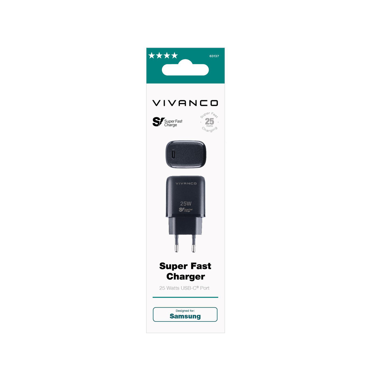 Bild 4 von VIVANCO Super Fast Charger USB Type-C™ Ladegerät Samsung, Schwarz