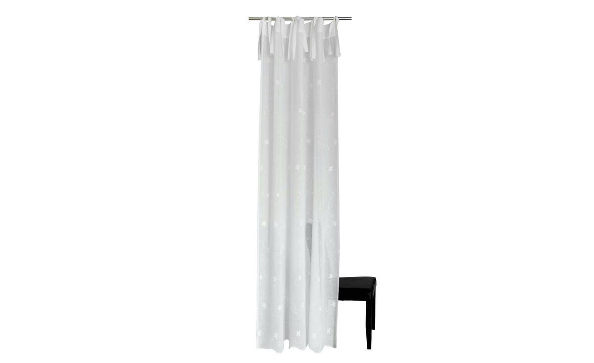 Bild 1 von Schlaufenschal weiß Maße (cm): B: 140 H: 1 Gardinen & Sichtschutz