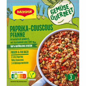 Maggi 2 x Fix für Paprika-Couscous Pfanne