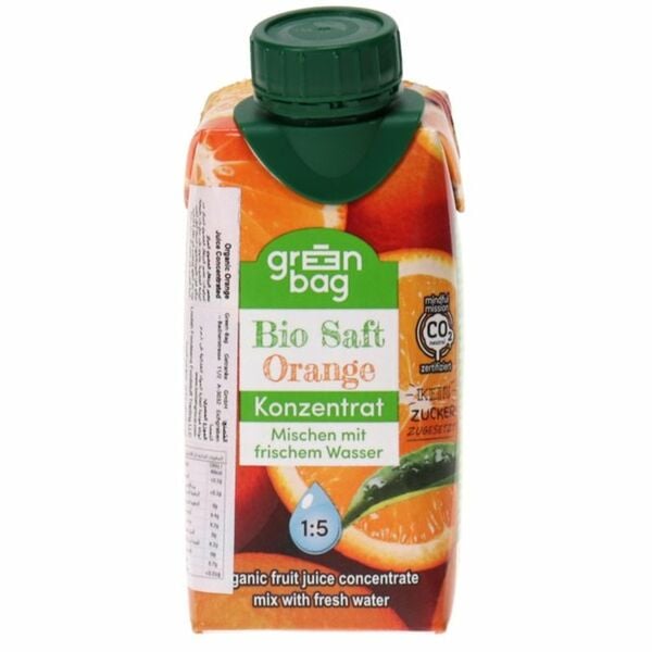 Bild 1 von Green-Bag 2 x BIO Fruchtsaftkonzentrat Orange