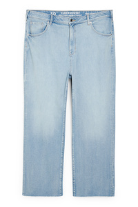 C&A CLOCKHOUSE-Straight Jeans-High Waist, Blau, Größe: 56
