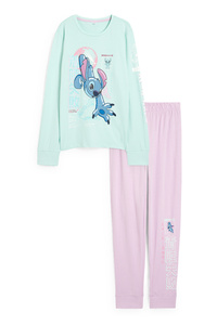 C&A Lilo & Stitch-Pyjama-2 teilig, Grün, Größe: 176