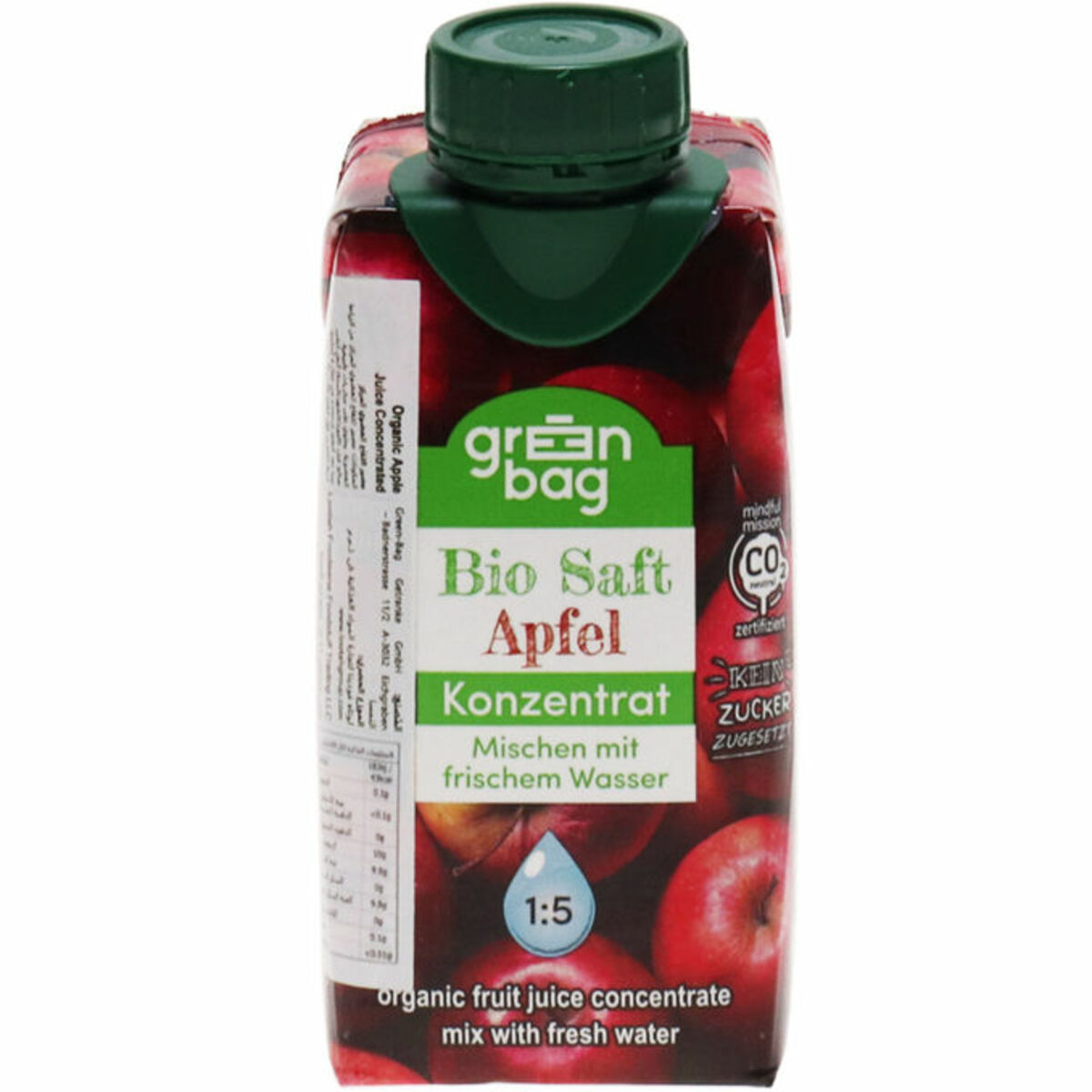 Bild 1 von Green-Bag 2 x BIO Fruchtsaftkonzentrat Apfel