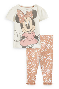 C&A Minnie Maus-Baby-Outfit-3 teilig, Weiß, Größe: 68