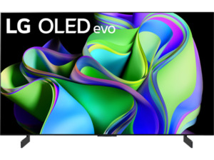 LG OLED42C37LA OLED evo TV (Flat, 42 Zoll / 106 cm, UHD 4K, SMART TV, webOS 23 mit ThinQ)