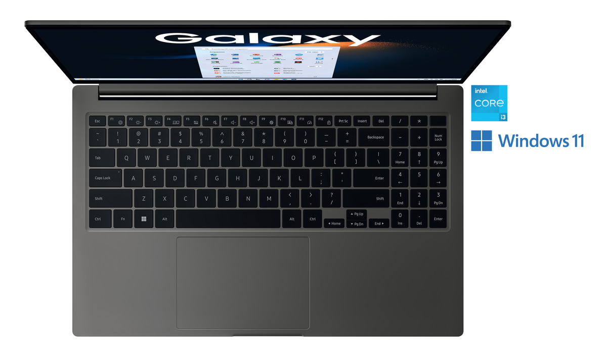 Bild 4 von SAMSUNG Galaxy Book3, Notebook mit 15,6 Zoll Display, Intel® Core™ i3 Prozessor, 8 GB RAM, 256 SSD, Iris® Xe, Graphite