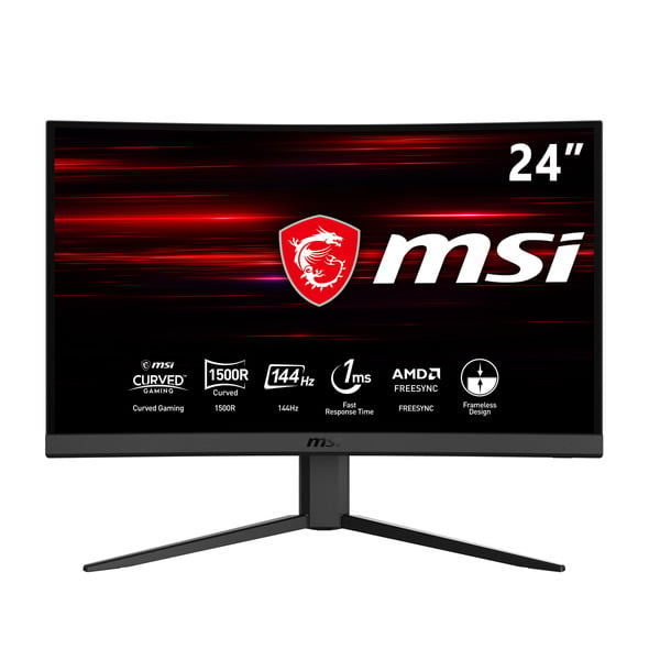 Bild 1 von MSI Optix G24C4 Curved 23,6 Zoll Full-HD Gaming Monitor (1 ms Reaktionszeit, 144 Hz)