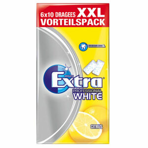 Wrigleys Kaugummis Extra Professional White mit Zitrone (Big Pack)