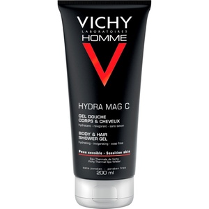 Vichy Homme Hydra-Mag C Duschgel Für Körper und Haar 200 ml