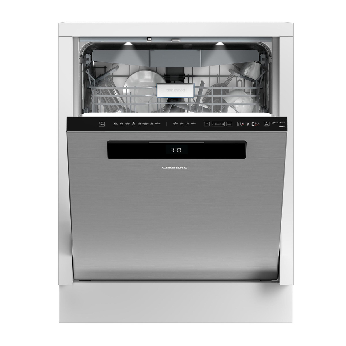 Bild 1 von GRUNDIG GNUP4610XC Unterbaugeschirrspüler (Einbaugerät, 598 mm breit, 44 dB (A), A)