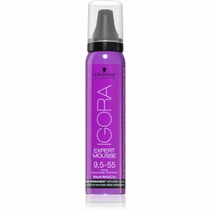 Schwarzkopf Professional IGORA Expert Mousse Schaumtönung für das Haar Farbton 9,5-55 Honey 100 ml