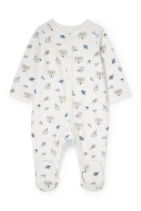 C&A Baby-Schlafanzug, Weiß, Größe: 56