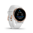 Bild 3 von GARMIN Venu 2S Smartwatch Polymer Silikon, 110-175 mm, Weiß