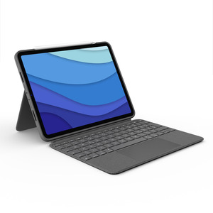 LOGITECH Combo Touch für iPad Pro 11 Zoll (1., 2., 3. und 4. Generation) Tastatur-Case Oxford Grey