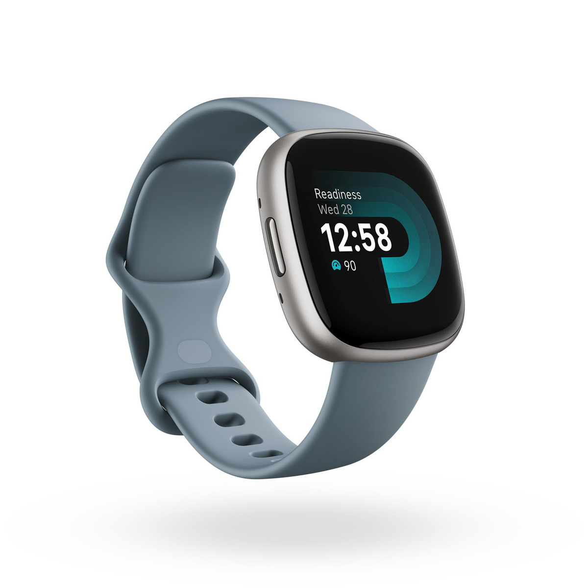 Bild 3 von FITBIT Versa 4 Smartwatch Aluminium Elastomer, S/L, Waterfall Blue/Platinum