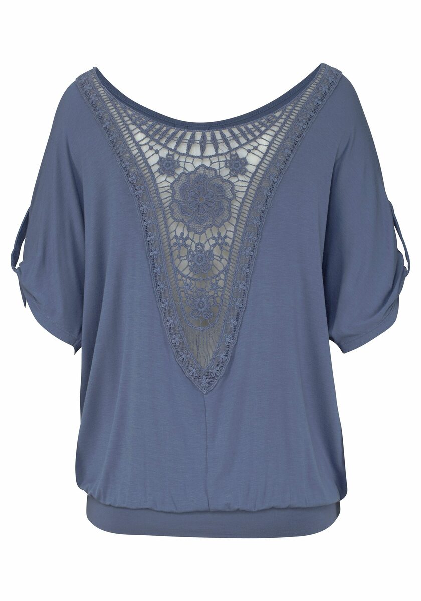 Bild 2 von LASCANA Strandshirt mit Häkeleinsatz am Rücken