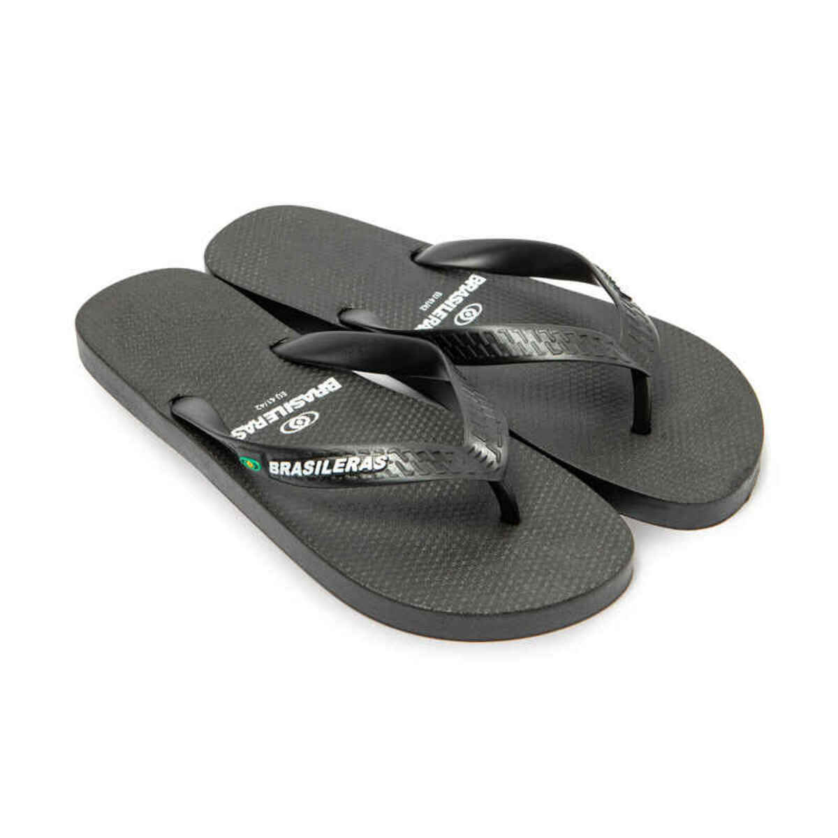 Bild 1 von Schwarze brasilianische Herren Flip Flops mit rutschfesten Sohlen