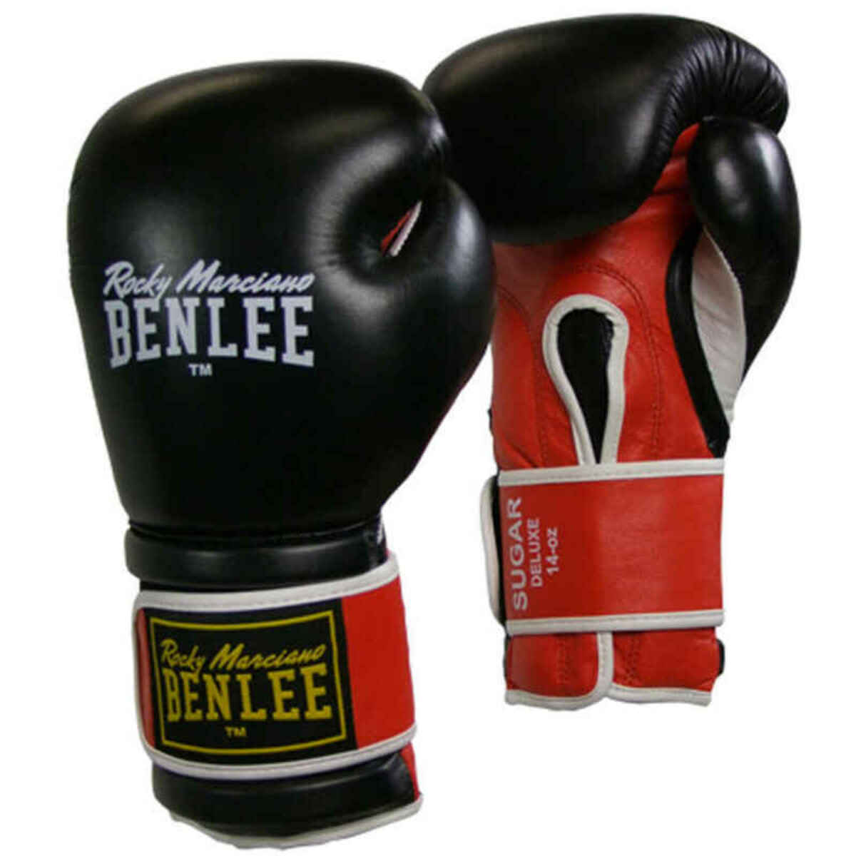 Bild 1 von Benlee Boxhandschuhe Sugar Deluxe 16 oz schwarz/rot