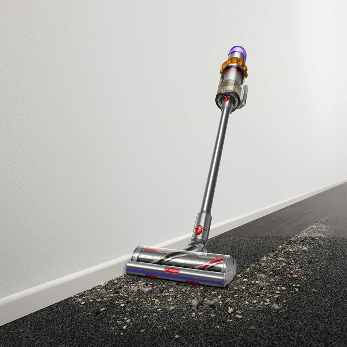 Bild 2 von DYSON Akku-Hand-und Stielstaubsauger Dyson V15 Detect Absolute Nickel/Gelb, 660 W