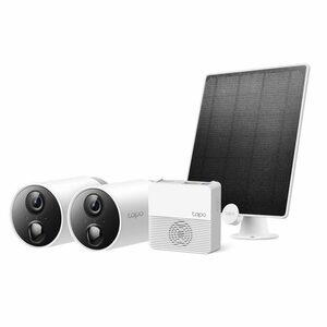 TP-Link Tapo C400S2 + Tapo A200 Überwachungskamera (Außenbereich, 2x Tapo C400 Kamera + Tapo A200 Solarpanel)
