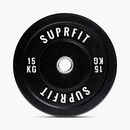 Bild 1 von Suprfit HI-TEMP White Logo Bumper Plates (Einzeln) - 15 kg