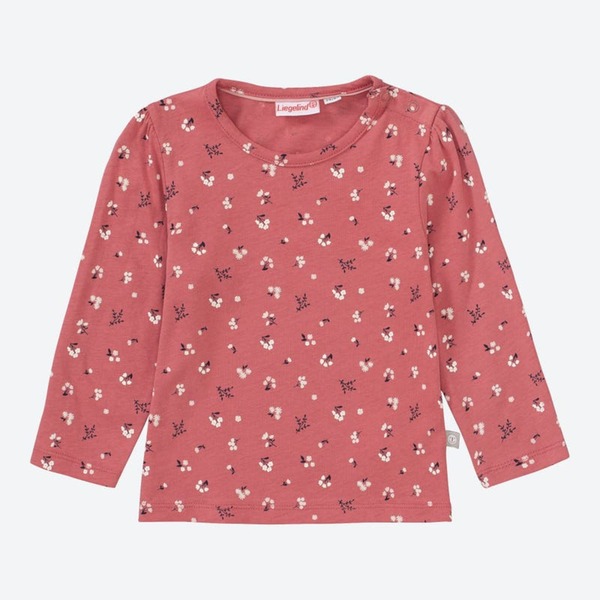 Kinder Basic Langarmshirt Zarte Blümchen