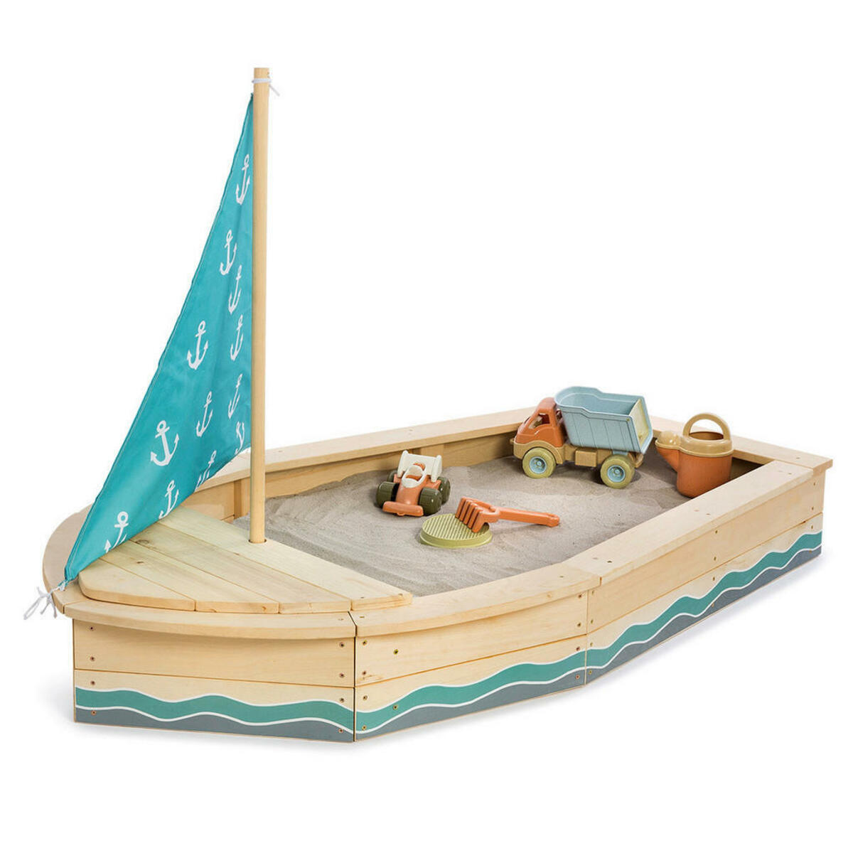 Bild 1 von MUDDY BUDDY SANDKASTEN Natur, Petrol