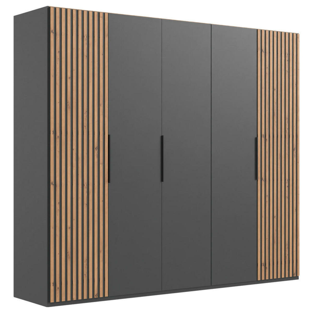 Bild 1 von MID.YOU DREHTÜRENSCHRANK Graphit, Eiche Artisan