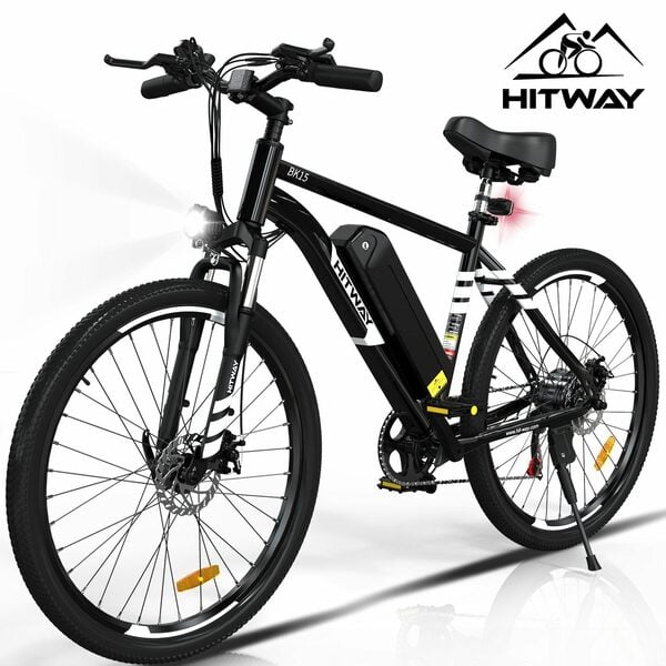 Bild 1 von HITWAY E-Bike 26" Luftreifen, 36V 11,2 Ah abnehmbaren akku, Shimano 7 Gänge