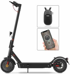 LETGOSPT E-Scooter 500W Elektroscooter E-Scooter mit Straßenzulassung 10 Zoll Wabenreifen, 500,00 W, 20,00 km/h, Breites Trittbrett ABE Faltbar Elektroroller Max 40km Reichweite