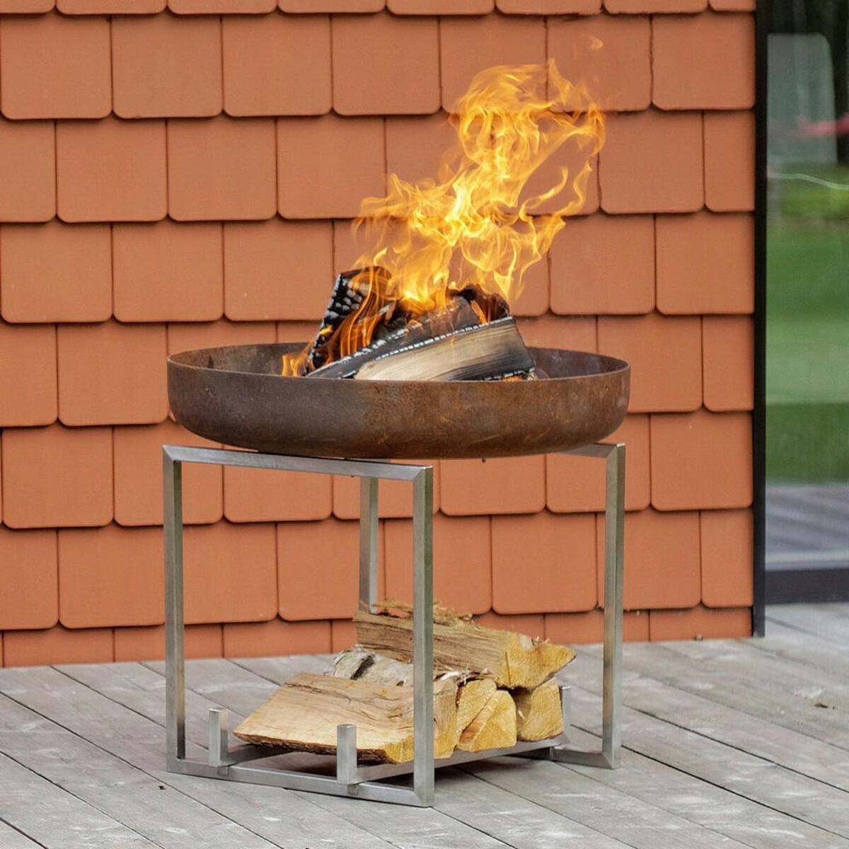 Bild 1 von XXXLutz FEUERSCHALE Edelstahl, Rost