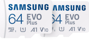 Samsung EVO Plus microSDXC 64 GB - Doppelpack