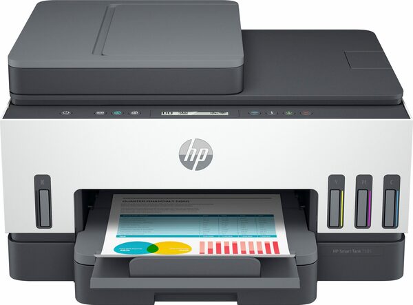 Bild 1 von HP Smart Tank 7305 Multifunktionsdrucker, (Bluetooth, LAN (Ethernet), WLAN (Wi-Fi), Wi-Fi Direct, HP+ Instant Ink kompatibel)