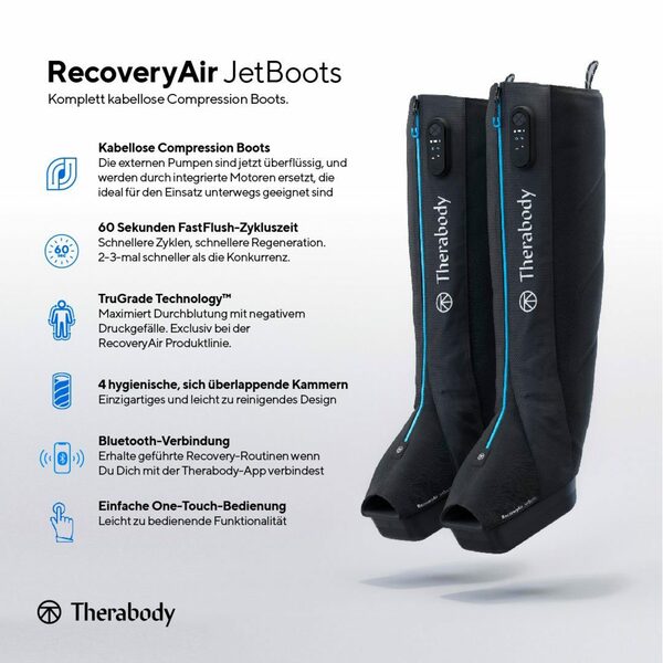 Bild 4 von Therabody Massagegerät RecoveryAir JetBoots Kompressions-Stiefel Medium