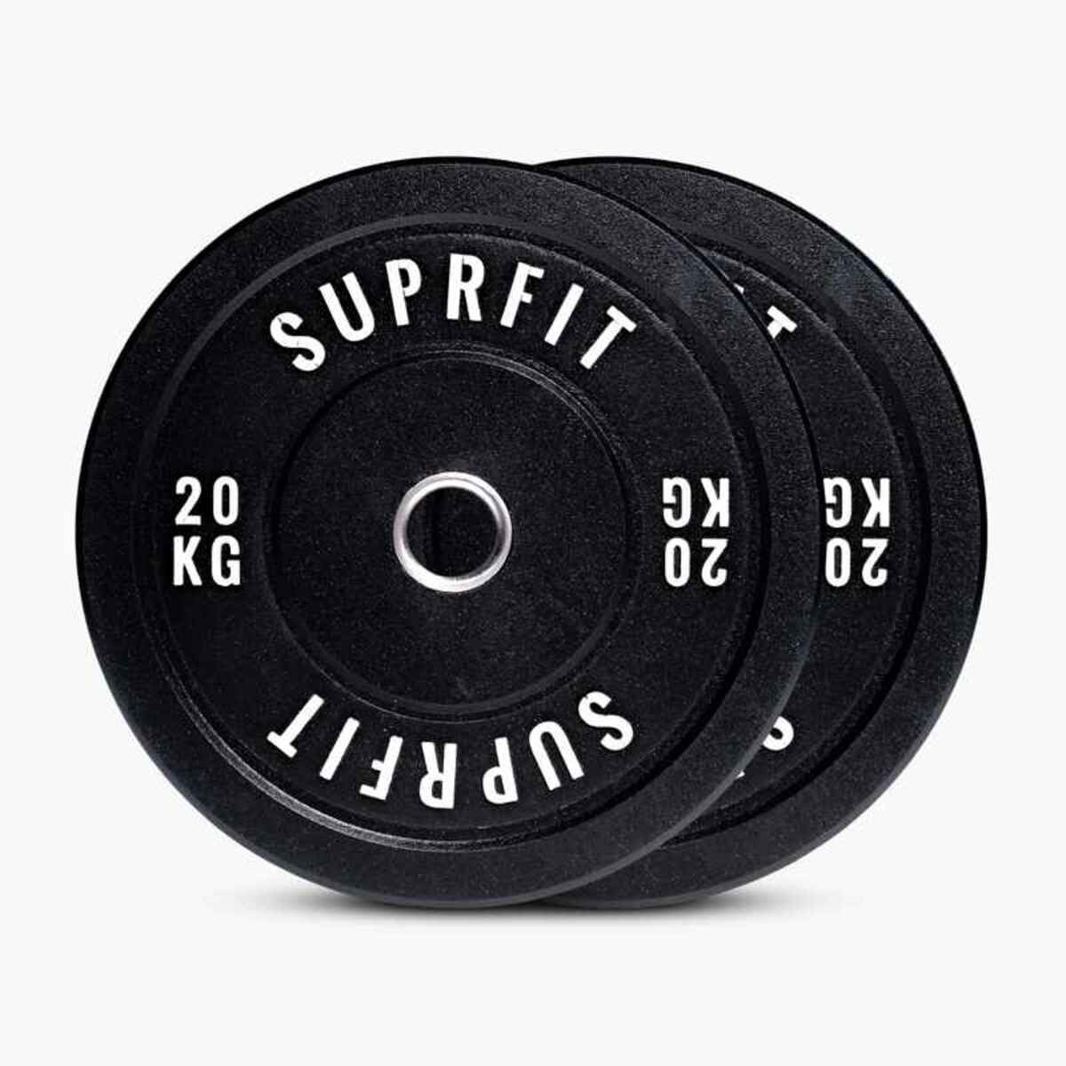 Bild 1 von Suprfit HI-TEMP White Logo Bumper Plates (Paar) -  20 kg