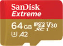 Bild 1 von SanDisk MicroSDXC Extreme 64 GB 170 MB/s + SD Adapter