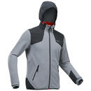 Bild 1 von Fleecejacke Herren warm Winterwandern - SH500 Mountain grau