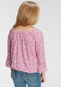 KIDSWORLD 3/4-Arm-Shirt mit Blumen bedruckt