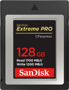 Sandisk CF Express Extreme Pro, 128 GB, Typ B