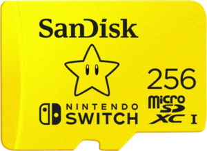 SanDisk MicroSDXC Extreme Gaming mit 256 GB mit Nintendo-Lizenz